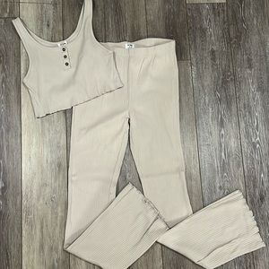 Cotton on two piece ribbed set